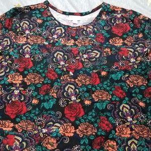 XL LuLaRoe Carly swing dress leggings material